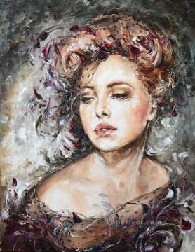 Women Painting - Pretty Woman 03 Impressionist